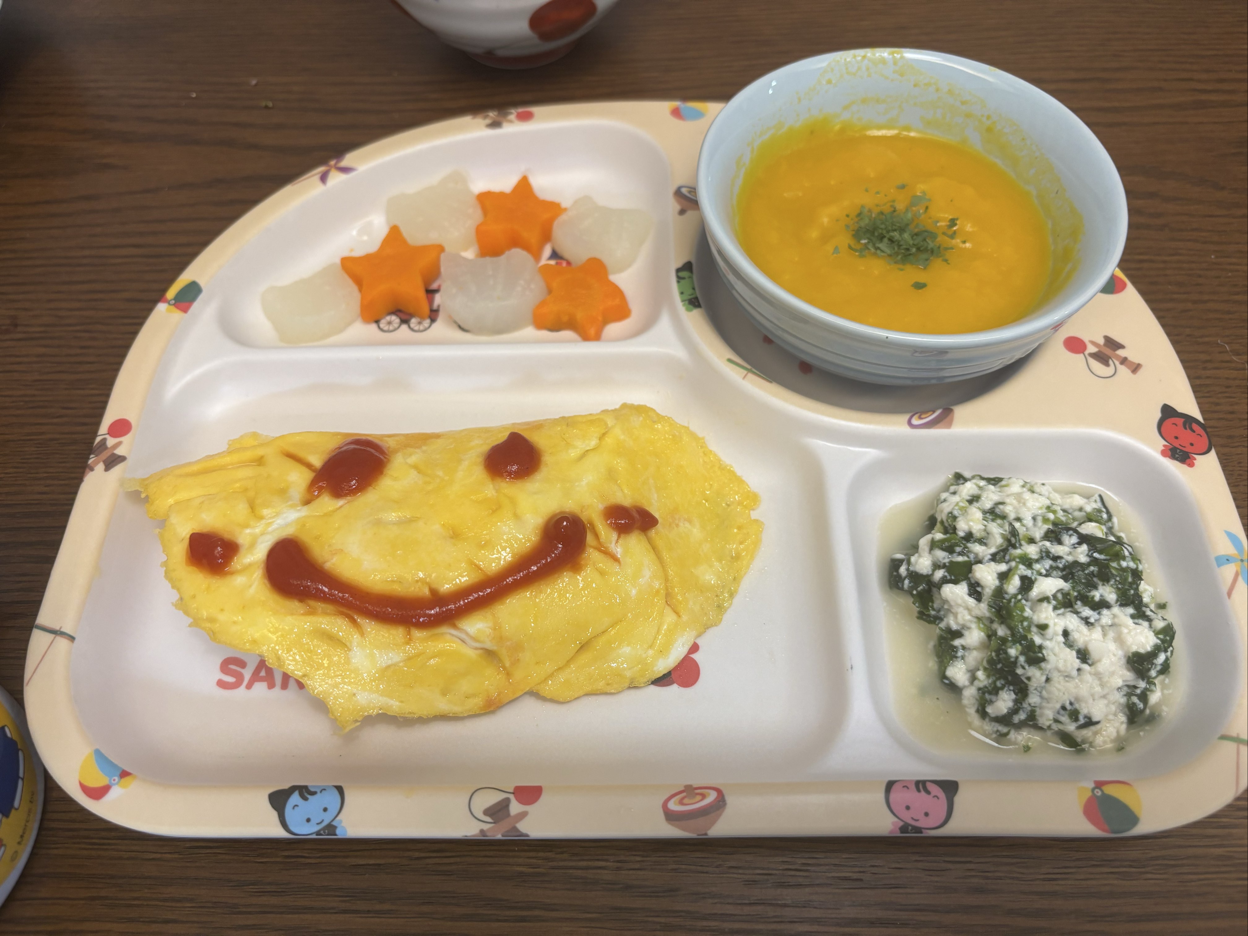 誕生日プレート(夜ご飯)